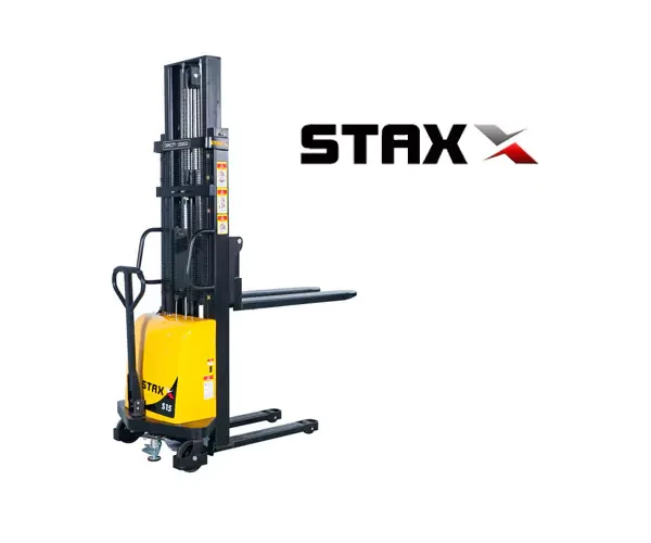 1.0 /1.5/ 2.0 Ton Semi Electric Fork Over Stacker Lift 1600-3500mmH DYC