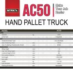 5 Ton Hand Pallet Truck/Jack STAXX AC50 - Image 5