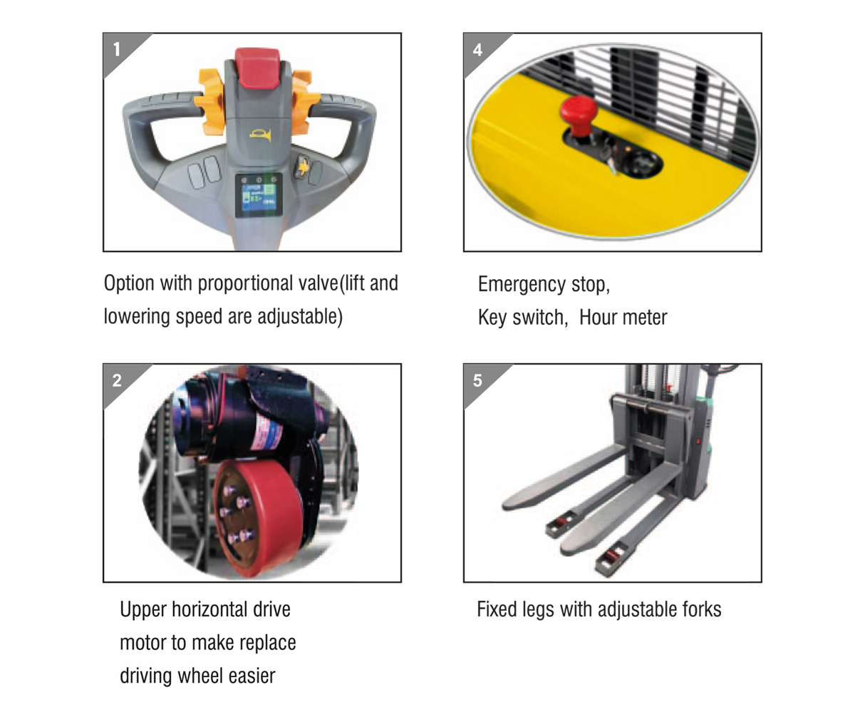 CDD15R-EN Electric Walkie Stacker - Image 2